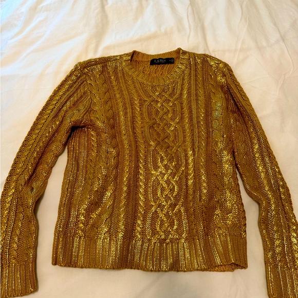 Gold elegant luxury pullover - Picture 2 of 9